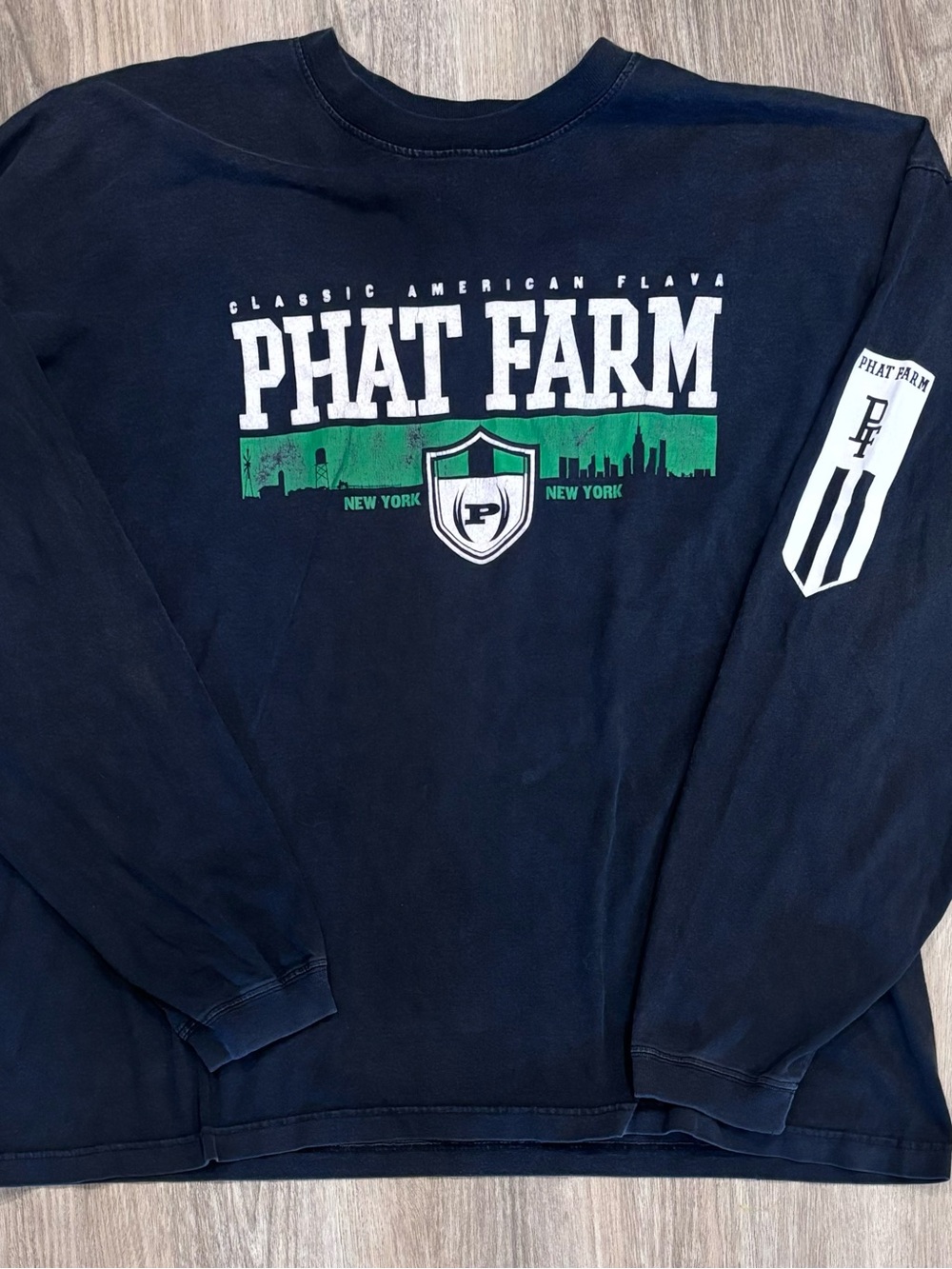 Vintage Phat Farm Long Sleeve XXXL Classic American Flava New York City